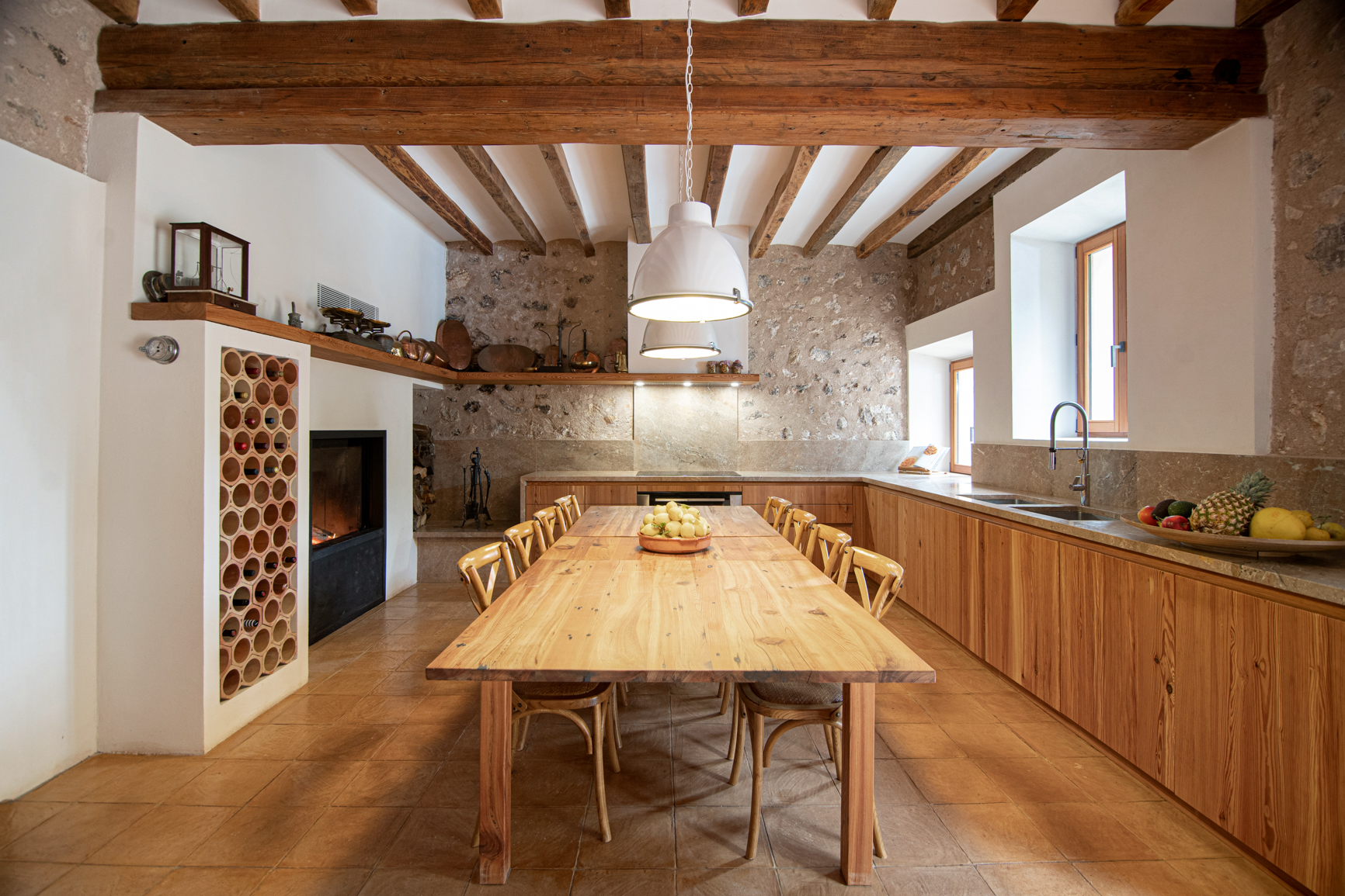 Kitchen of Villa Can Guillem Bet